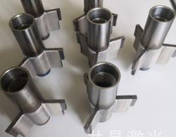 石油机械零部件导流座内芯关键面激光熔覆耐磨带